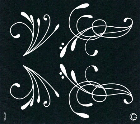 G Body Art Medium Stencils