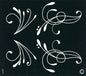 G Body Art Medium Stencils